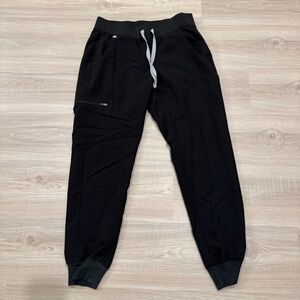 Figs Women’s Black Jogger Scrub Pants - Size Small Petite